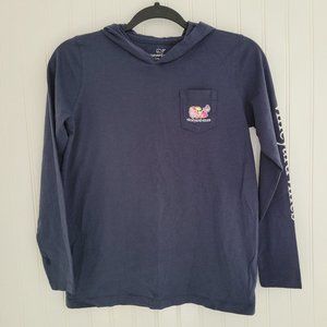 Vinyard Vines navy hooded sweatshirt L